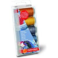 Gutermann Jeans - Juego de hilos de costura- 5 bobinas- tonos vaqueros